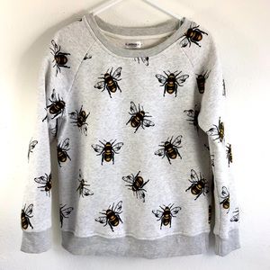 Bee 🐝 Print women’s sweatshirt top Novelty shirt